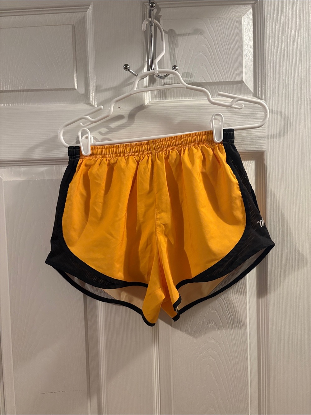 Varsity Cheer Gold and Black Athletic Shorts